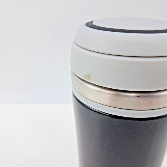 Davids Tea Travel Mug - Timolino 12 oz with Steeper and Tea Compartment Black - Picture 7 of 7